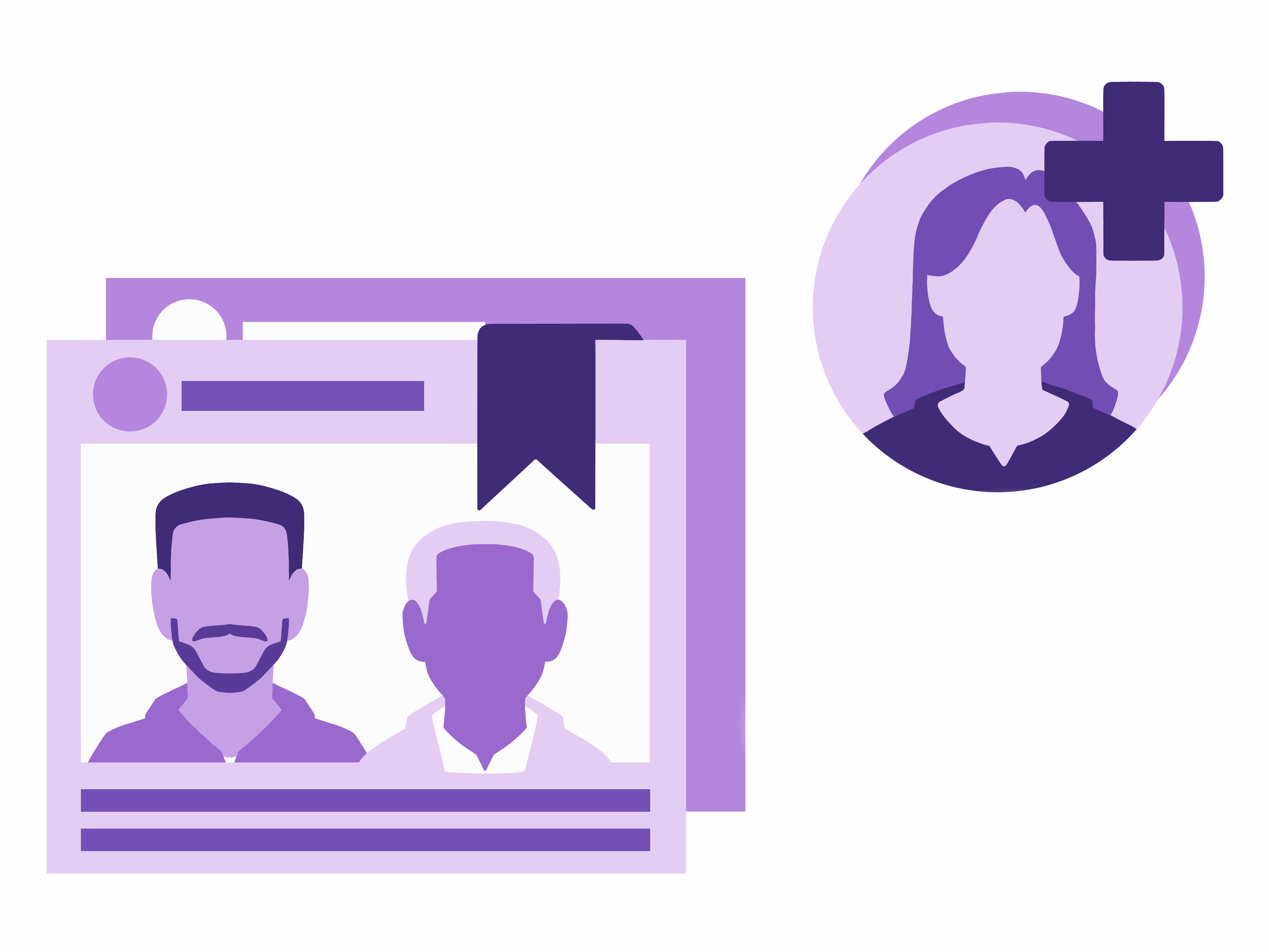 Clarence Bookmark and Follow Illustration