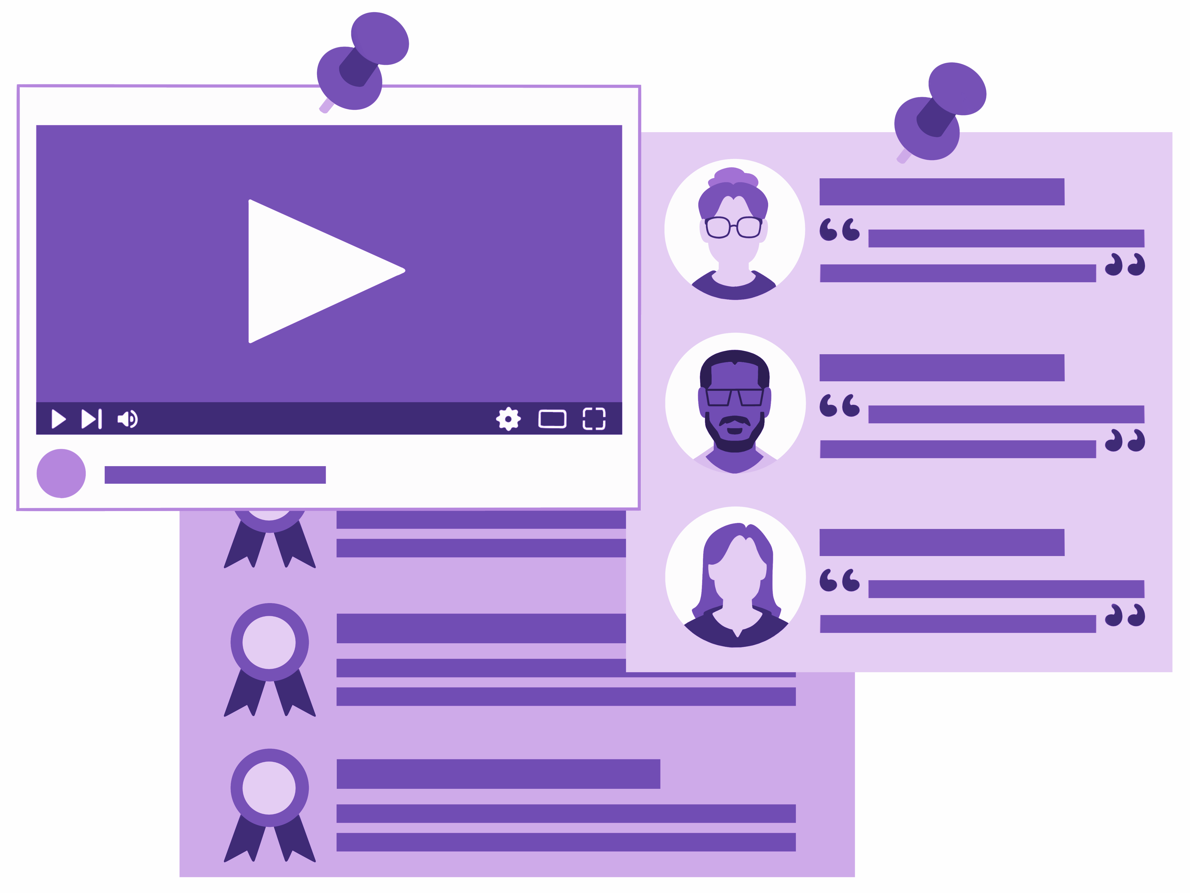 Clarence Create Portfolios Illustration